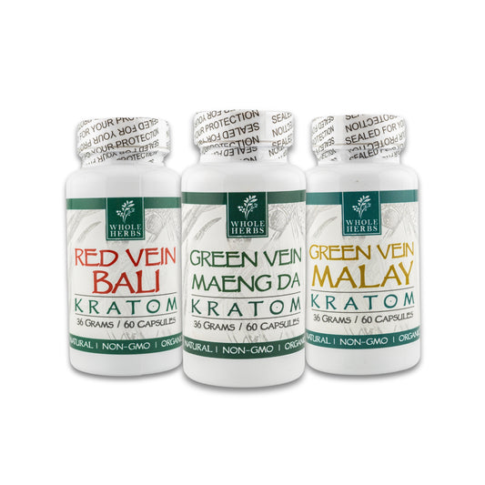 Whole Herbs Kratom Capsules (60ct)