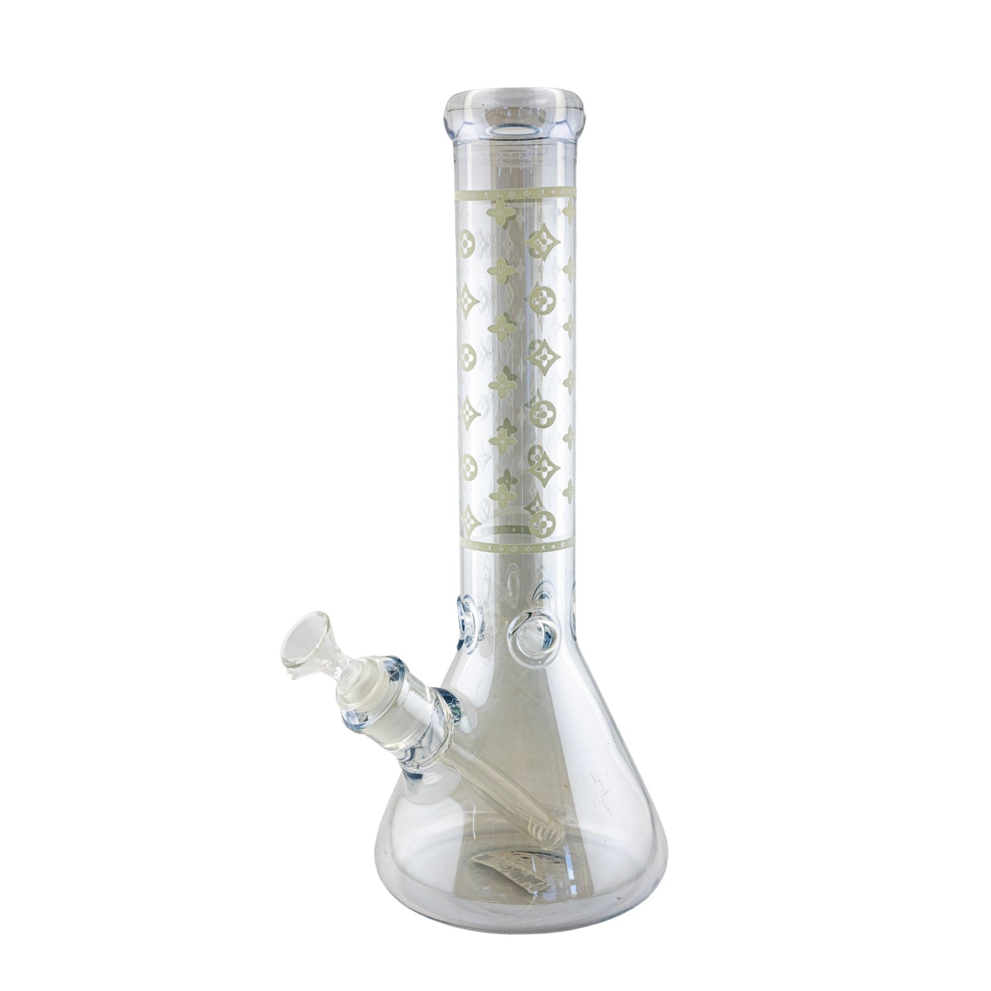 Printed Glass Beaker Water Pipe (137294)