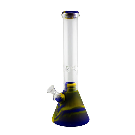 Glass & Silicone Beaker Water Pipe (102934)